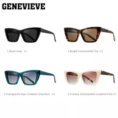 GENEVIVE-Óculos De Sol Polarizados Com Design De Borboleta, Proteção UV, Pode Ser Prescrição Personalizada, Moda Simples, Novo, 32115 - comprar online