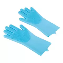 Luvas de banho para animais de estimação, shampoo para banho de cães e gatos, massagem mágica, limpador, esponja de silicone, luva de remoção de pelos