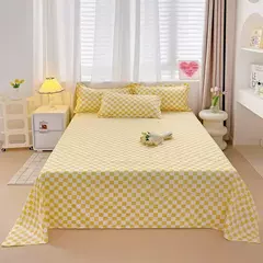 Lençóis de cama macios de alta qualidade, lençóis queen size, top de impressão, gêmeo, rainha, rei, lençóis planos, colcha na internet
