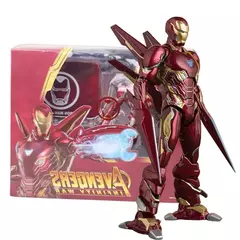 Marvel homem de ferro mk50 shfiguarts marvel lenda nano metal kaiyuno yamguchi tony stark figura de ação modelo brinquedos coleção presente