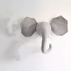 3D Animal Wall Mount for Children, Stuffed Toys for Kids, Nursery Wall, Home Decor Acessórios, Presentes de aniversário, Zebra, Elefante, Girafa