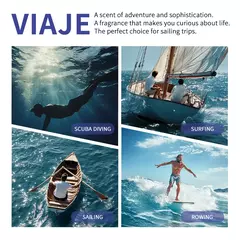 Voyage Colônia para Homens e Mulheres, Perfume Frutado Romântico Fresco, Notas Aquáticas De Madeira De Maçã, Perfume Masculino De Feromônios, Atrair Masculino