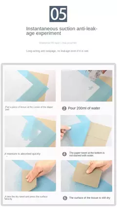 Imagem do Fralda super absorvente para animais de estimação, almofadas para treinamento de cães, descartável, saudável, tapete para gatos, cães, secagem rápida