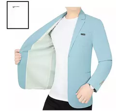 Blazers de negócios finos e respiráveis masculinos, casacos casuais, jaquetas de secagem rápida masculinas, alta qualidade, 4XL, verão, novo - comprar online