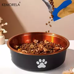 Tigelas antiderrapantes para cães, tigelas de alimentação para cães pequenos, médios e grandes e fontes de água, alimentadores para animais de estimação em aço inoxidável, acessórios para cães de estimação - Wolf Magazine