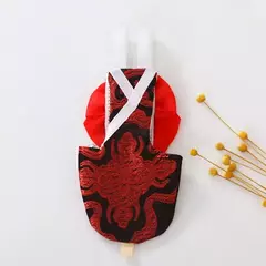 Imagem do Fralda de pássaro tradicional bonita estilo chinês vintage calopsita roupas impressão vestir-se fraldas de papagaio de pássaro macio com arco
