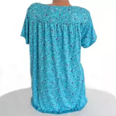 Camiseta comprida sem mangas solta feminina, pijamas com decote em v, tops femininos, moda estampada floral, colete casual sexy, camiseta de verão