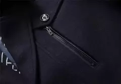 Inverno masculino casacos de lã moda engrossar meados de comprimento trench sólido turn down collar quente outerwear negócios casual lã casaco masculino na internet