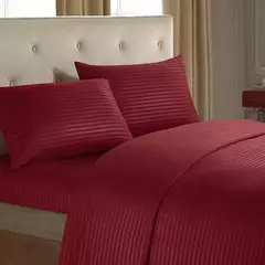 Solid Stripe Bedding Set, Colcha de dormir, gêmeo, completo, rainha, king size, quarto ou quarto de hóspedes, 3 pcs, 4pcs - Wolf Magazine