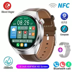 Huawei GT4 Pro Smartwatch Impermeável para Homens, GPS, NFC, 360x360, Tela AMOLED, Frequência Cardíaca, Chamada Bluetooth, IP68, 2022