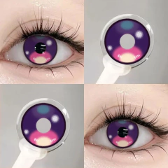 MILL CREEK 2 Pcs Halloween Cosplay Lentes de Contato Cor para Olhos Crazy Red Anime Acessórios Amarelo Azul Pupilentes Transporte Rápido - Wolf Magazine