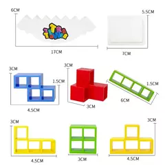 Stacking Building Blocks Jogo de tabuleiro para crianças e adultos, Tetra Tower, Fun Balance, Team, Dorm, Family Game, Night and Partie, 64pcs na internet
