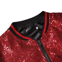 Imagem do Brilhante Sequins Sparkle Bomber Jacket Homens 2023 Mais Novo Ouro Glitter Listrado Zipper Mens Jaquetas E Casacos Festa Dance Show Roupas