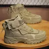 Botas de combate militar tático masculino, sapatos de caminhada ao ar livre, botas antiderrapantes leves no tornozelo do deserto, inverno, 2023