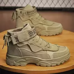 Botas de combate militar tático masculino, sapatos de caminhada ao ar livre, botas antiderrapantes leves no tornozelo do deserto, inverno, 2023 - Wolf Magazine
