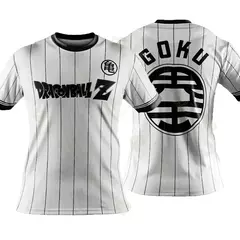 Imagem do Camiseta de anime Dragon Ball Z masculina, camiseta de manga curta, roupas casuais, tops infantis, roupas infantis, verão