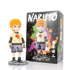 Imagem do 15cm naruto uzumaki naruto anime figura gk infância uzumaki naruto figuras de ação estátua pvc modelo coleção brinquedos crianças presentes