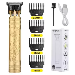 T9 Original Máquina de Corte de Cabelo Masculina Conjunto, Aparador De Barba, Barbeador Elétrico, Lence Pro, Barbeiro, Jaquetas, Áreas Sensíveis, Masculino