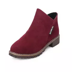 Botas femininas de sola grossa, botas de neve confortáveis, sapatos femininos de plataforma plus size, moda, 2022 - loja online