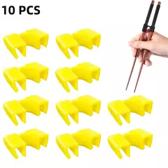 Imagem do Durável Dobradiça Conector Chopsticks, Pequeno, Fácil Uso, Chopstick Trainer, Portátil, Reutilizável, Ajudante, Japonês, Assistente de Treinamento, 8 Pcs, 10Pcs