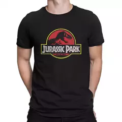 Tyrannosaurus Rex camiseta para homens, Jurassic Park O-Neck Tops, tecido camiseta, qualidade superior, ideia do presente, Tops - comprar online