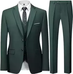 Conjunto de terno casual masculino de negócios, jaqueta masculina, blazers, calças, calças, colete, colete, moda, 2023 - comprar online