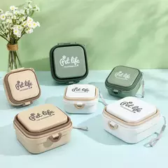 Tigelas dobráveis espessadas para animais de estimação, tigelas duplas para uso externo, utensílios de mesa para viagem, tigelas alimentares para cães, suprimentos para animais de estimação, tigelas portáteis para cães - Wolf Magazine