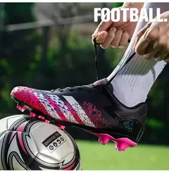 Sapatos de futebol Artificial Grass Tf para homens e mulheres, Long Spikes, Sapatos de treinamento para adolescentes, estudantes, calçado de futebol - comprar online