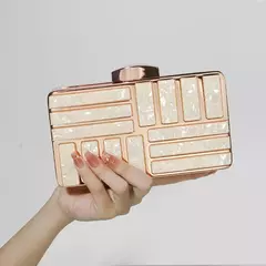 Bolsa de ombro acrílica com corrente transversal para mulheres, embreagem noturna, carteira de casamento alta qualidade, design de luxo, moda - comprar online
