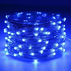 Bateria Powered LED Fairy Lights, Copper Wire String Lights para quarto, jardim, festa, casamento, decoração de Natal, 1 m, 2 m, 3 m, 5 m, 10 m, 20m na internet