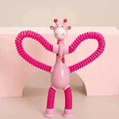 Stretch Tube for Stress Relief, Brinquedos de ventosa, Variety Shape, Squeeze Toy para crianças, Telescópico Girafa Fidget, Fole Sensorial, Anti-Stress Squeeze Toy - loja online