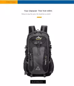 Mochila de viagem impermeável de nylon para homens, mochila de viagem casual ao ar livre, senhoras caminhadas camping montanhismo, sacos esportivos para jovens, novo - Wolf Magazine
