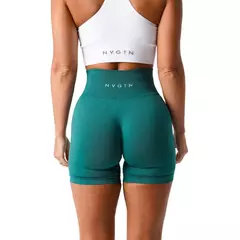 NVGTN Spandex Sólida Sem Costura Shorts Mulheres Soft Workout Calças Justas Fitness Yoga Calças Gym Wear