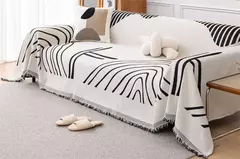 Imagem do Chenille Sofá Throw Blanket com Tassel, Modern Luxury Cover, Four Season Sofa Cover, Full Covers, Dustproof, Toalha de casa, 1 Pc