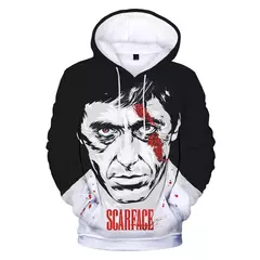 Scarface-Homens e Mulheres 3D Impresso Hoodies Filme, Moletom Moda, Harajuku Streetwear, Hoodie de grandes dimensões, Pullover, Tony Montana, Novo