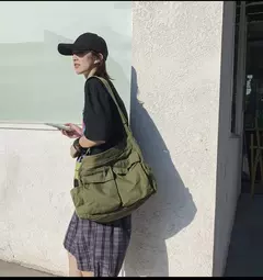 Mulheres Vintage Handbag Canvas Adolescente Ombro Tote Bags Messenger Bags Senhoras Casual Bolsa Crossbody Purse - Wolf Magazine