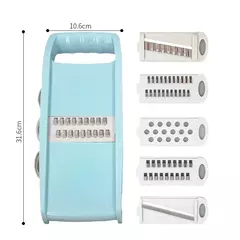 Chopper Vegetal Multi-Funcional, Chopper de Cebola, Fatiador de Mandolina Cozinha, Cortador Veggie Dicer, 5 em 1 - comprar online