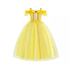 Menina belle neve branca vestido crianças natal elegante princesa traje bebê halloween disfarce cosplay festa fantasia 3-10 anos - Wolf Magazine