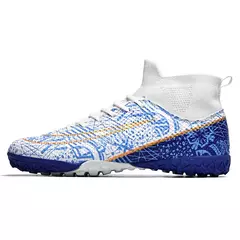 Botas de futebol masculinas longas, grama artificial, tênis de futsal, esportes ao ar livre, crianças, tênis de futebol para meninos, original, sociedade - Wolf Magazine
