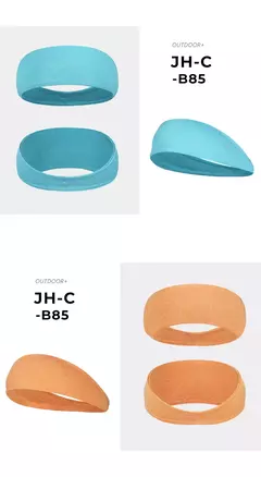 Imagem do Elastic Absorbent Sports Headband para homens e mulheres, bandagem de cabelo, suor, corrida, fitness, ciclismo, corrida, tênis, ioga, academia