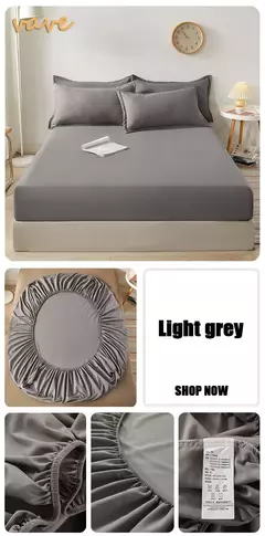 100% algodão cabido folha com faixas elásticas antiderrapante ajustável colchão cobre para único cama king queen duplo, 140/160/200cm na internet