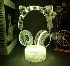 3D LED Gaming Setup Lamp, USB Powered, Bedroom Night Lights das crianças, Iluminação interior, Iluminação Presentes, Sala de jogos na internet