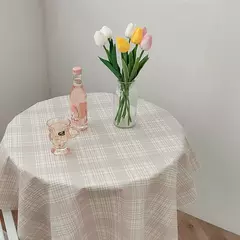 Coreano Xadrez Toalha De Mesa, Tecido Jacquard, Toalha De Mesa, Mat Background, Decoração De Casa, Mesa Moderna Nórdica, Sala De estar, Ins
