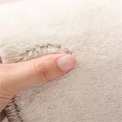 Tapete de pelúcia antiderrapante macio irregular, Tapetes de cabeceira, Decoração criativa da sala de estar, Quarto de estudo simples