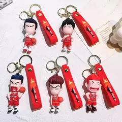 Anime japonês SLAM DUNK Chaveiro, Sakuragi Hanamichi Rukawa Kaede Hisashi Mitsui Action Figure, Saco Pingente, Chaveiro Modelo Brinquedos - comprar online
