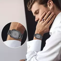 Pulseira de Aço Inoxidável para Relógio Apple, Pulseira High-End, Ultra 2, 49mm, 9, 8, 7, 45mm, 41mm, iWatch 6, 5, 4, 3, SE, 44 milímetros, 42 milímetros, 40 milímetros - Wolf Magazine