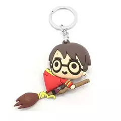 PVC 3D Harri Potter Dobby Hermione Granger Coruja Ron LORD VOLDEMORT Quidditch Chaveiro Figuras de Ação Boneca Brinquedos para Crianças