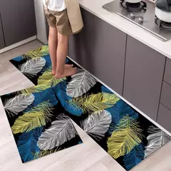 Imagem do Longo tapete da cozinha para o chão casa entrada capacho quarto sala de estar d