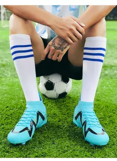 sapato masculino tênis masculino 2024 Homens Sapatos de Futebol Tamanho Grande Ultraleve Botas De Futebol Meninos Tênis Não-Deslizamento AG/TF Chuteiras De Futebol Botas De Tornozelo Unisex