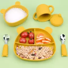 Baby Cartoon Tableware Set, Crianças Utensílio, Aço Inoxidável, Criança Louça, Talheres, Alimentação Colher, Garfo, Infantil - loja online